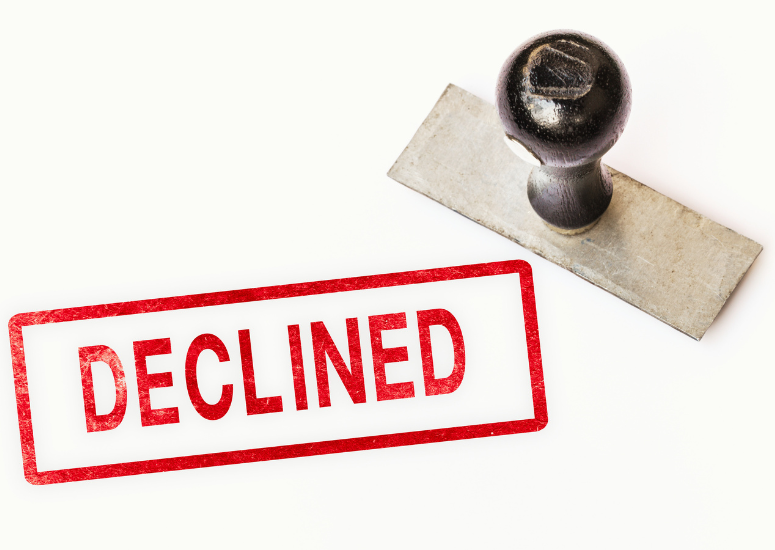 Mortgage declined checklist for rebuilding application